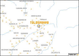 map of Tolospampa