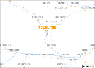 map of Tolovanu