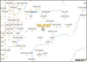 map of To-lo-yen