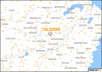 map of Tolsinp\
