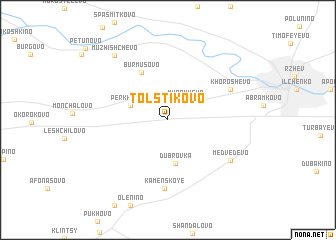 map of Tolstikovo