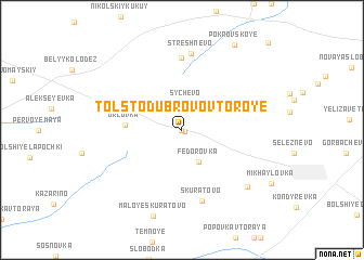 map of Tolsto-Dubrovo Vtoroye