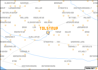 map of Tolstrup