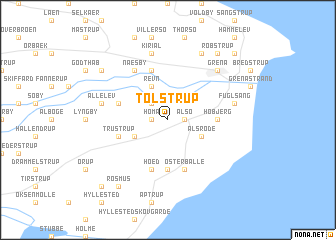 map of Tolstrup