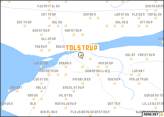 map of Tolstrup
