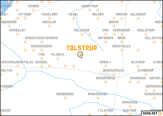 map of Tolstrup