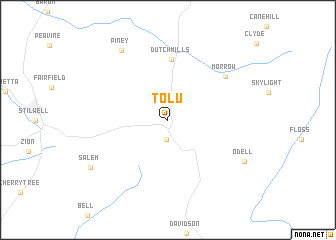 map of Tolu