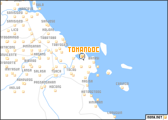 map of Tomandoc