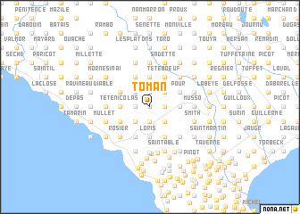 map of Toman