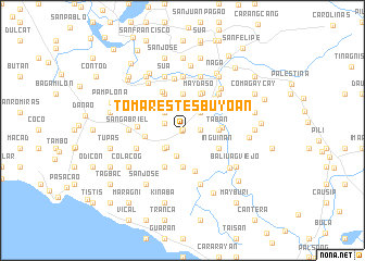 map of Tomarestes-Buyoan