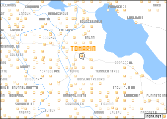 map of Tomarin
