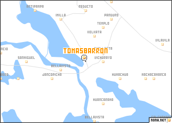 map of Tomás Barrón