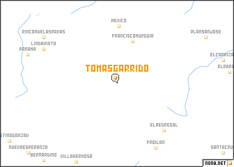 map of Tomás Garrido