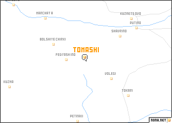 map of Tomashi