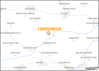 map of Tomashovka