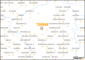 map of Tomawa