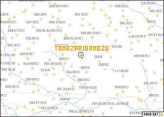 map of Tomaž pri Ormožu