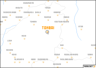 map of Tomba I