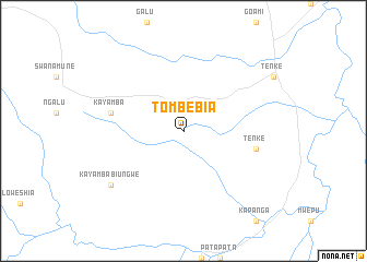 map of Tombe Bia