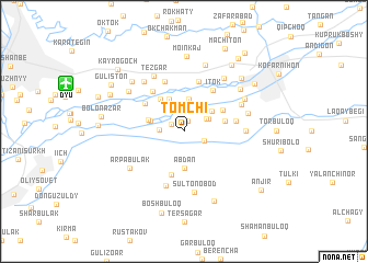 map of Tomchi