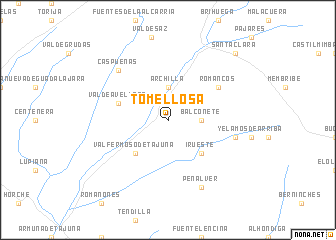 map of Tomellosa