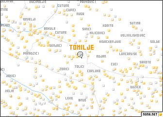 map of Tomilje