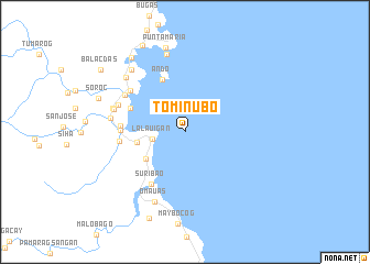 map of Tominubo