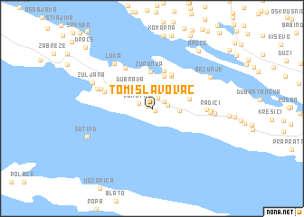 map of Tomislavovac