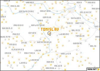 map of Tomislav