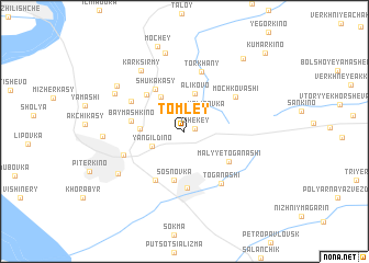 map of Tomley