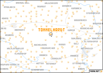 map of Tommelhardt
