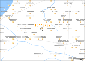 map of Tømmerby