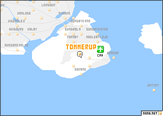 map of Tømmerup