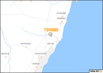 map of Tomobe