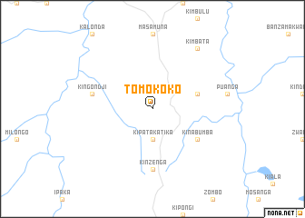 map of Tomokoko