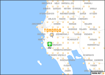 map of Tomondo