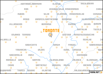 map of Tomonte