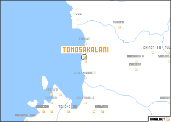 map of Tomo Sakalani