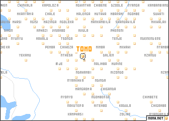 map of Tomo