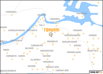 map of Tomun-ni