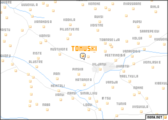map of Tomuski