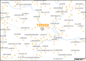 map of Tomuso