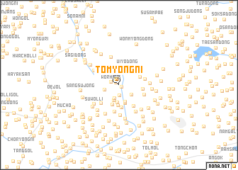 map of Tomyŏng-ni