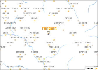 map of Ton-aing