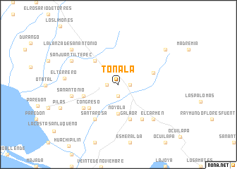 map of Tonalá