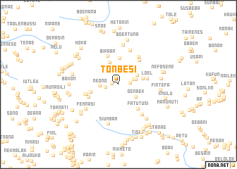 map of Tonbesi