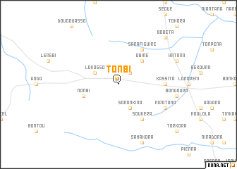map of Tonbi