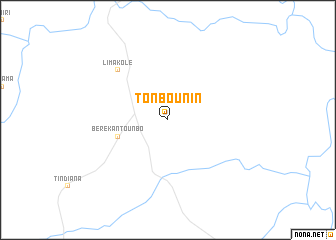 map of Tonbounin