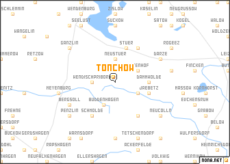 map of Tönchow