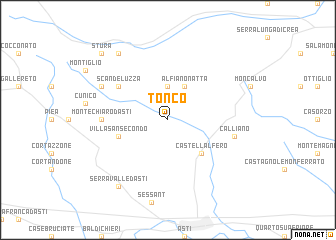 map of Tonco